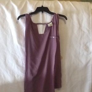 Plum color sleeveless shirt